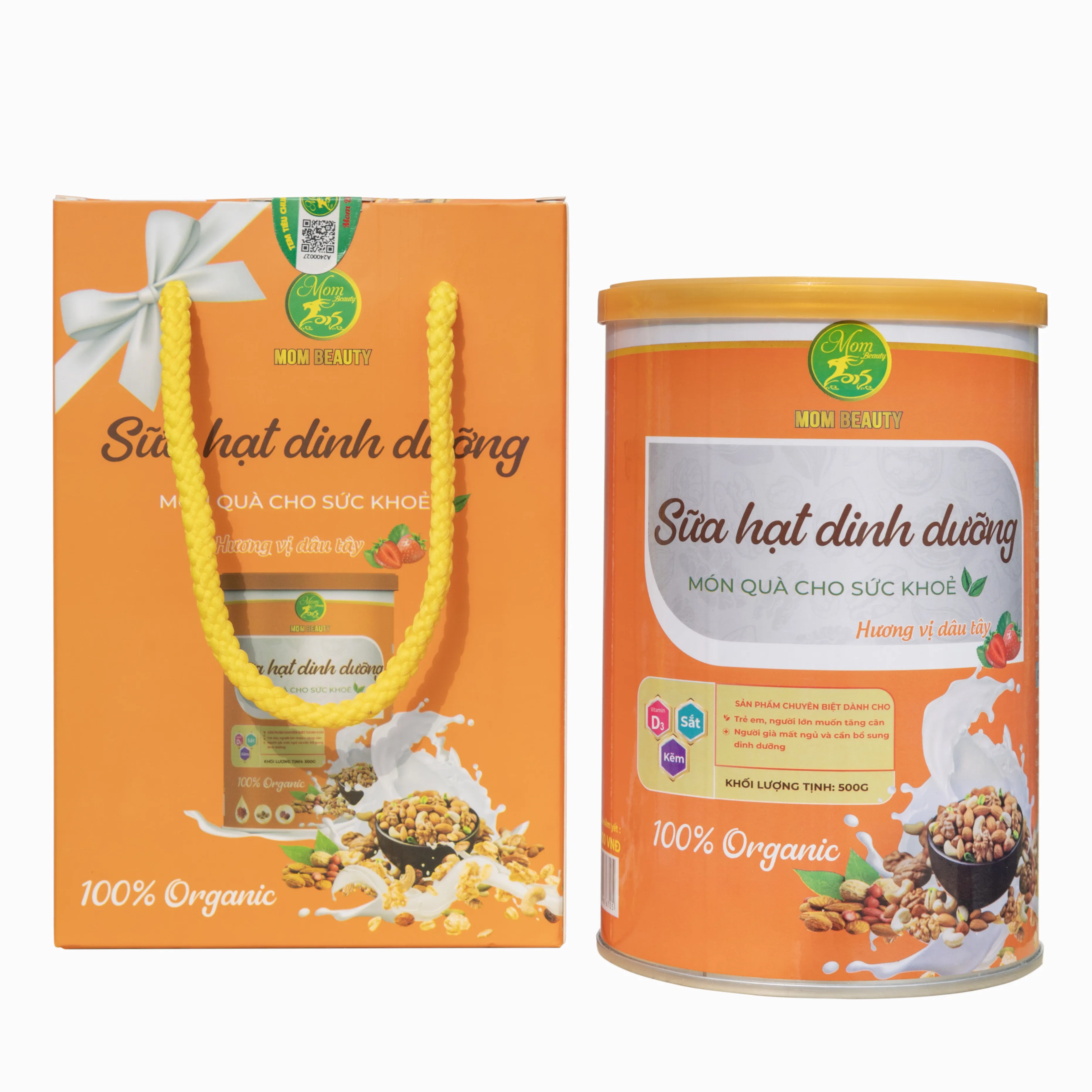 sữa hạt dinh dưỡng ( vị dâu )
